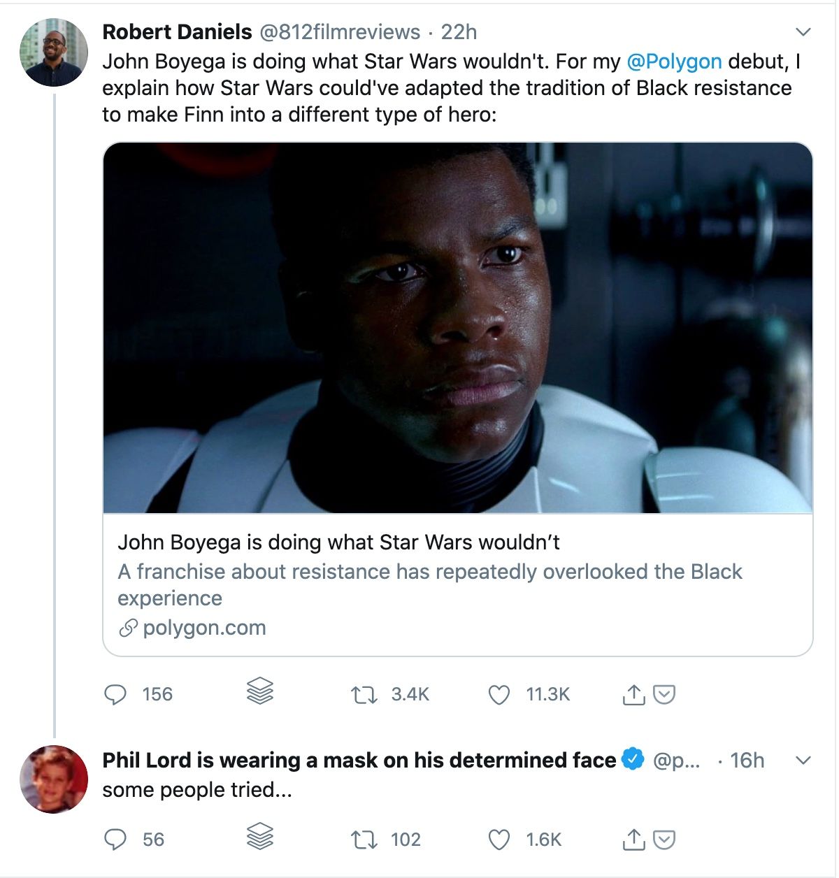 Solo Lando Phil Lord tweet