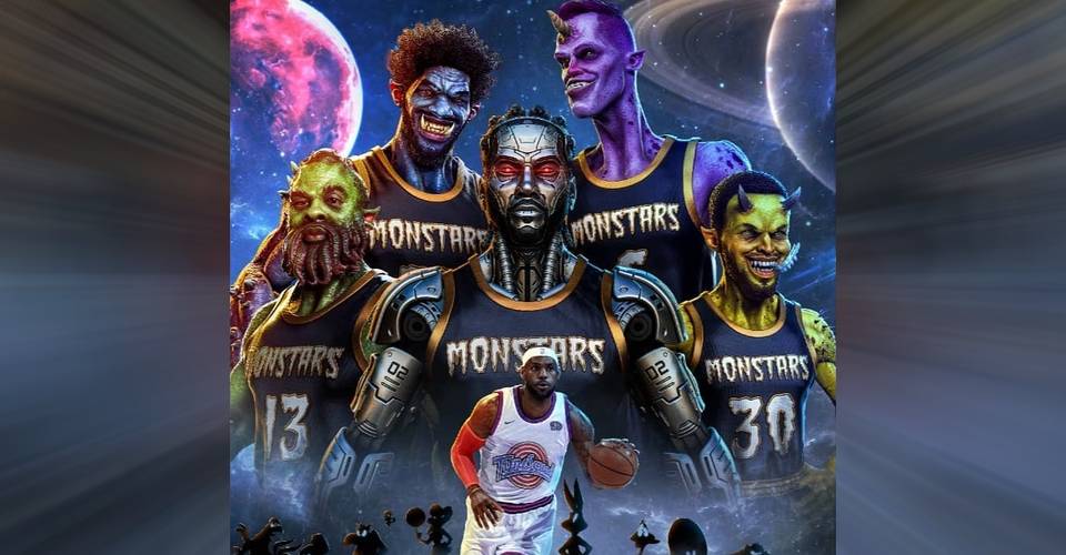 Space Jam 2 Fan Poster Casts Nba Players As The Sequel S Monstars
