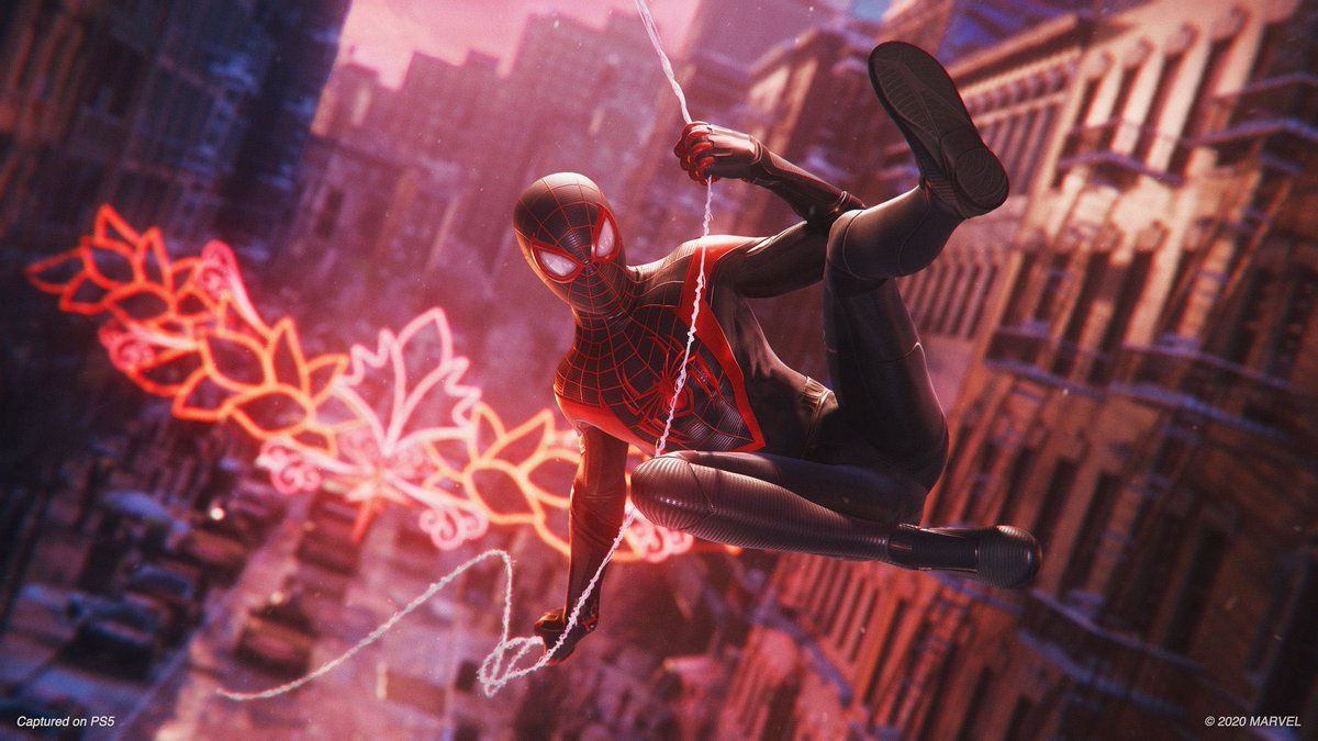 Spider-Man Miles Morales Webswinging