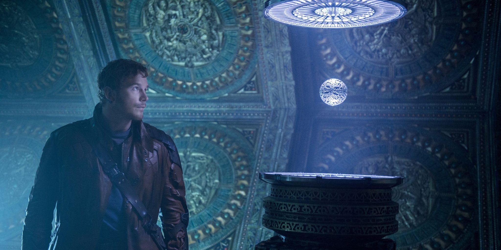 Star-Lord finds the Orb at the beginning of Guardians of the Galaxy