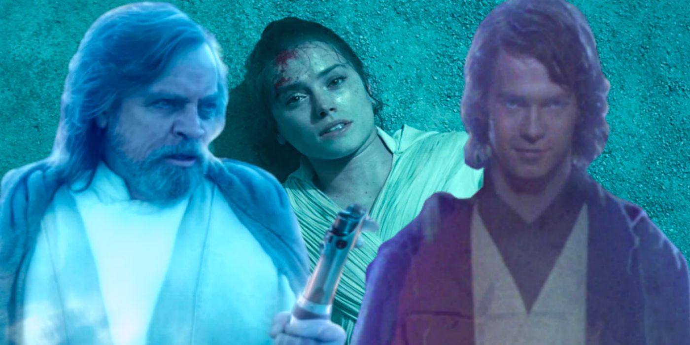 Star Wars the Rise of Skywalker Force Ghost Theory - Does the Original  Return of the Jedi Ending Have a Clue?