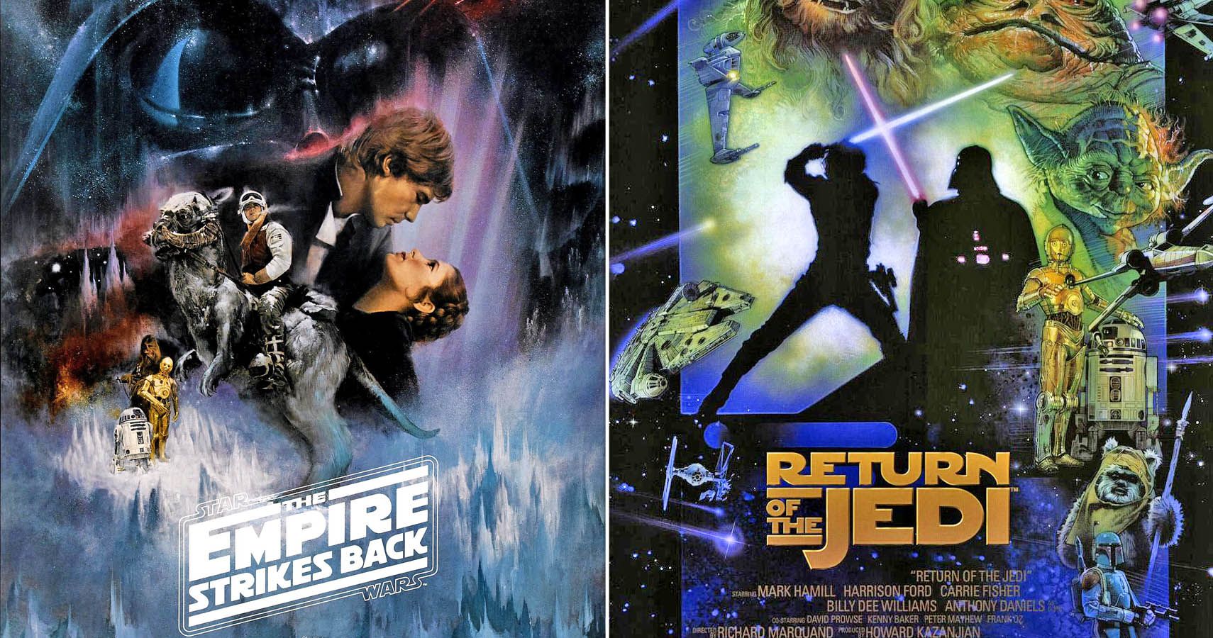 STAR WARS EPISODE FIVE V THE EMPIRE STRIKES BACK Movie Poster Return Jedi