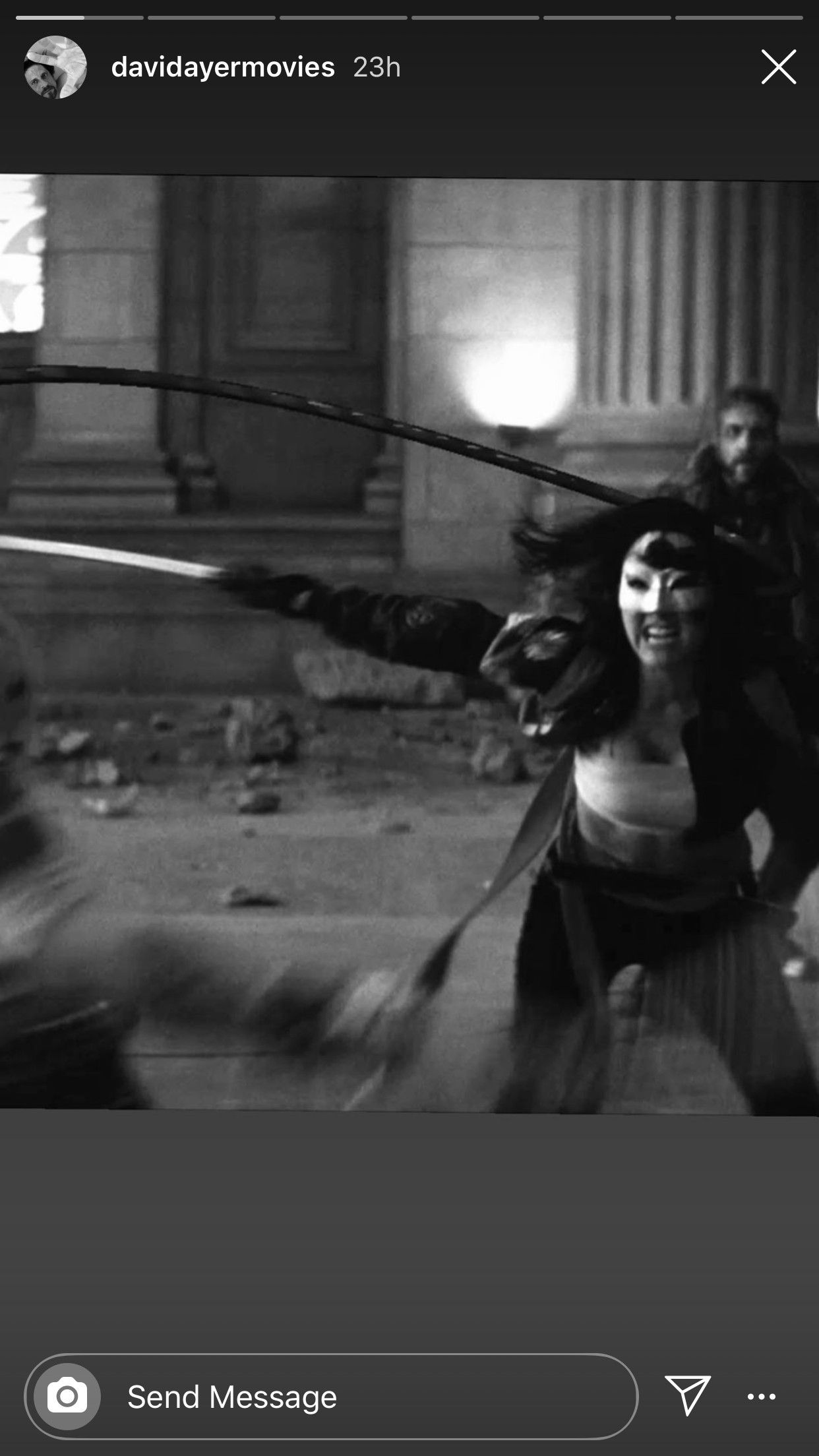 Suicide Squad cut Katana Enchantress scene