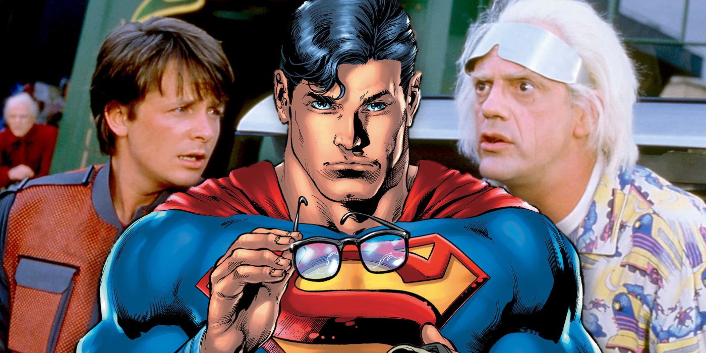 Superman Back to the Future Comic Secret