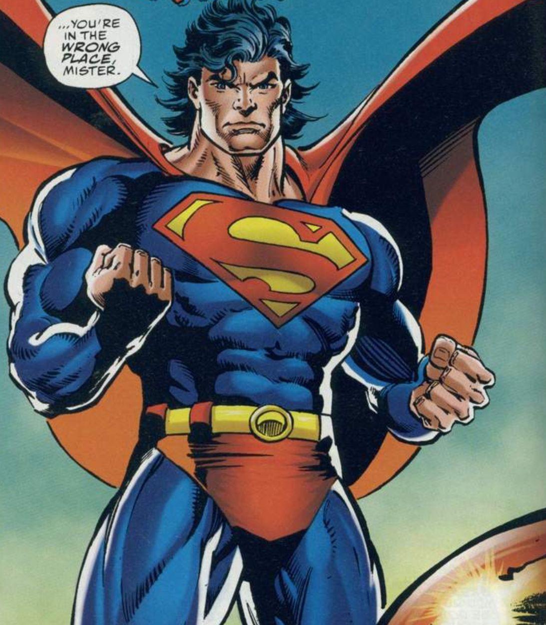 Superman Beats Juggernaut Vertical
