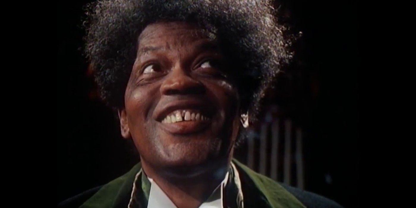 Mr. Simms giving his trademark smile in Tales From The Hood