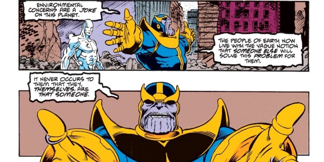 Thanos gets real about Humanity (2)