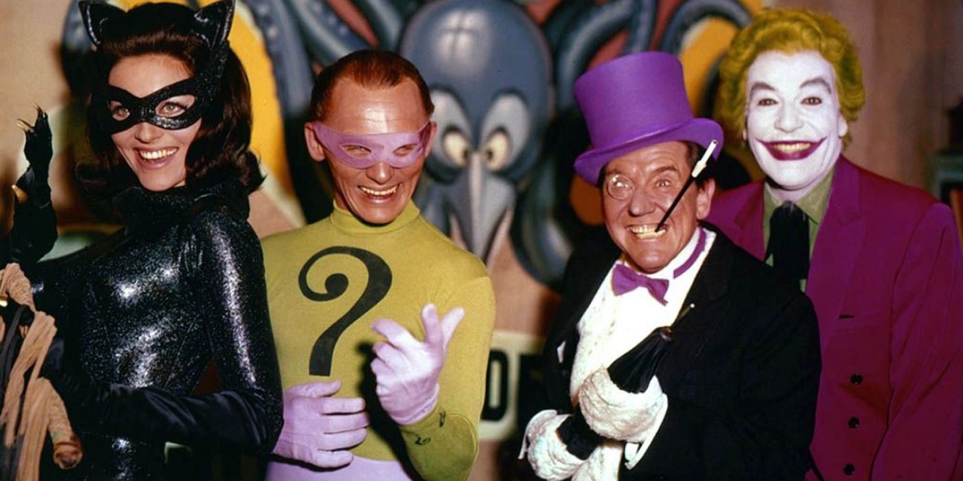 The cast of villains as they appeared in the Batman 66 movie