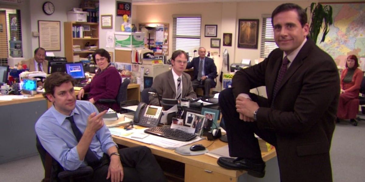 Michael Scott and the cast of The Office