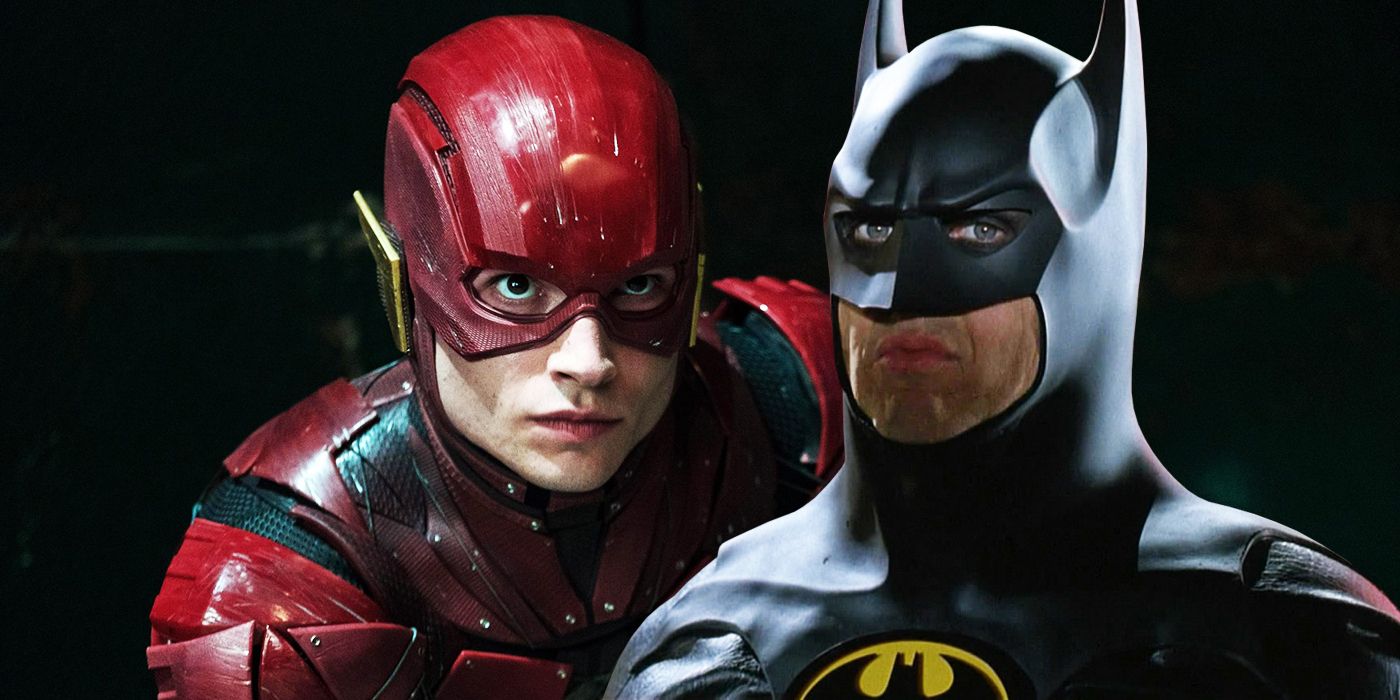 The Flash Movie with Michael Keaton as Batman