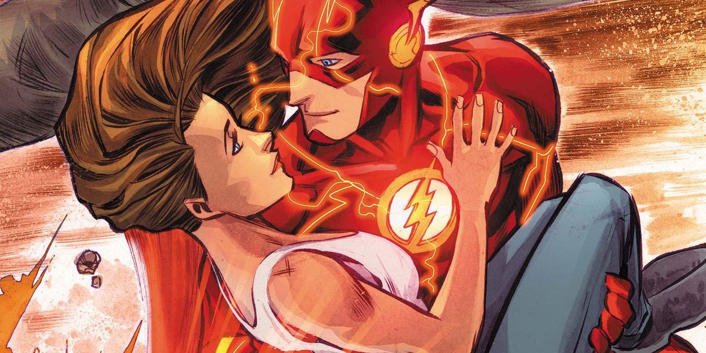 The Flash and Iris West in DC Comics