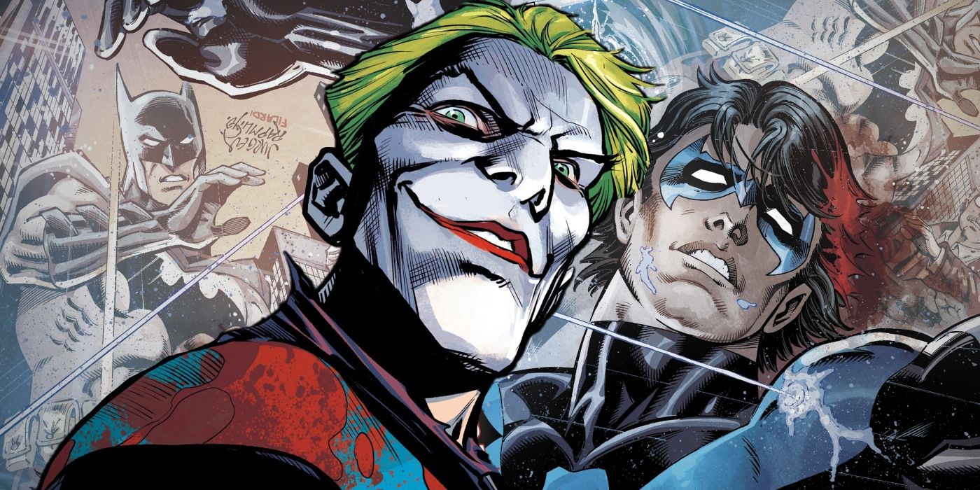 The Joker with Nightwing Batman Comics