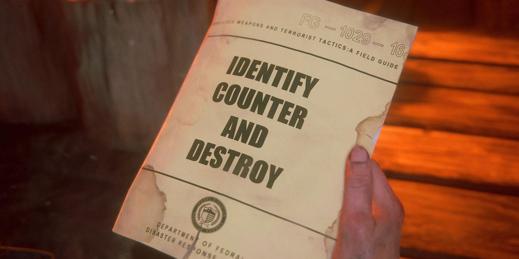 The Last of Us 2 Identify Counter and Destroy