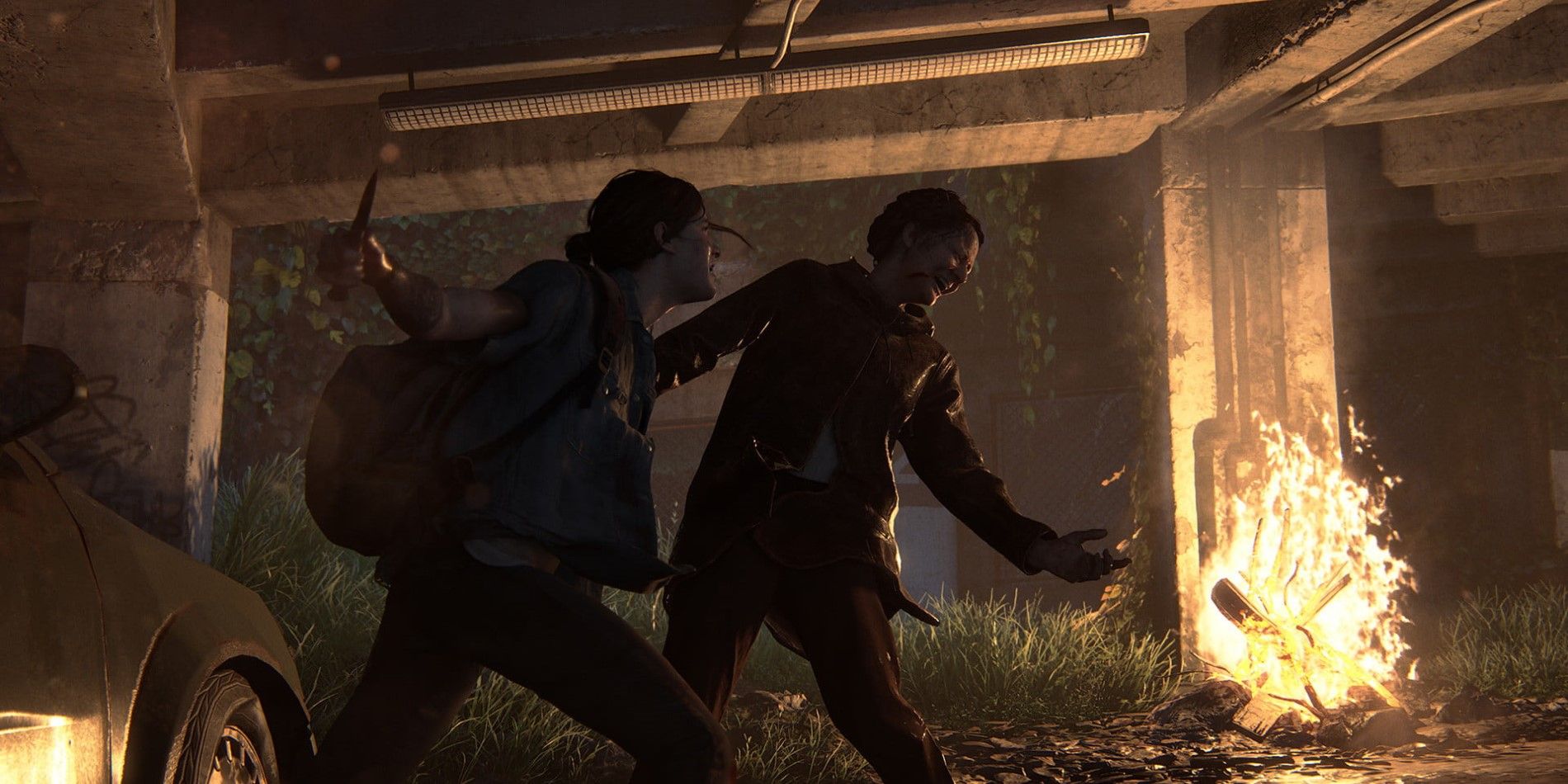 A fight in The Last of Us Part 2 