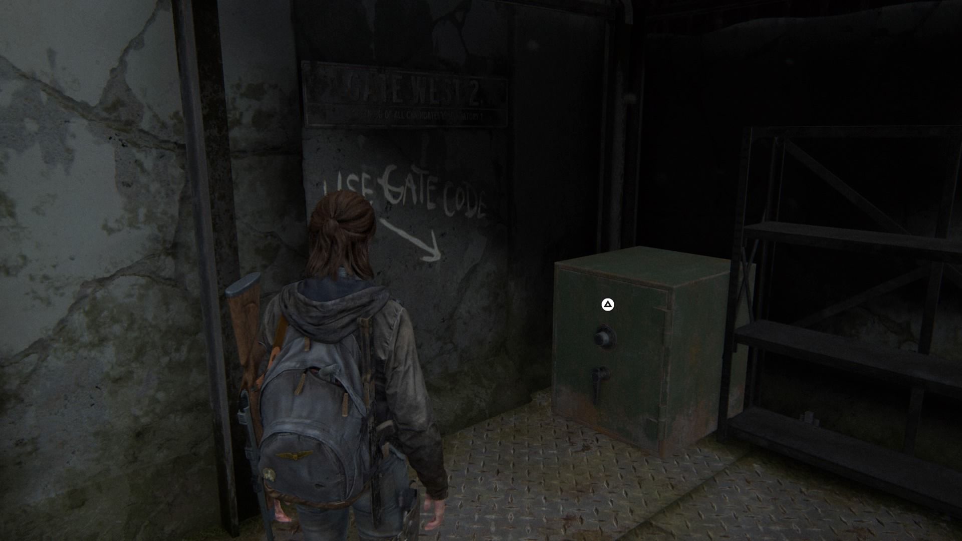 The Last of Us Part II Safes Guide Gate West 2