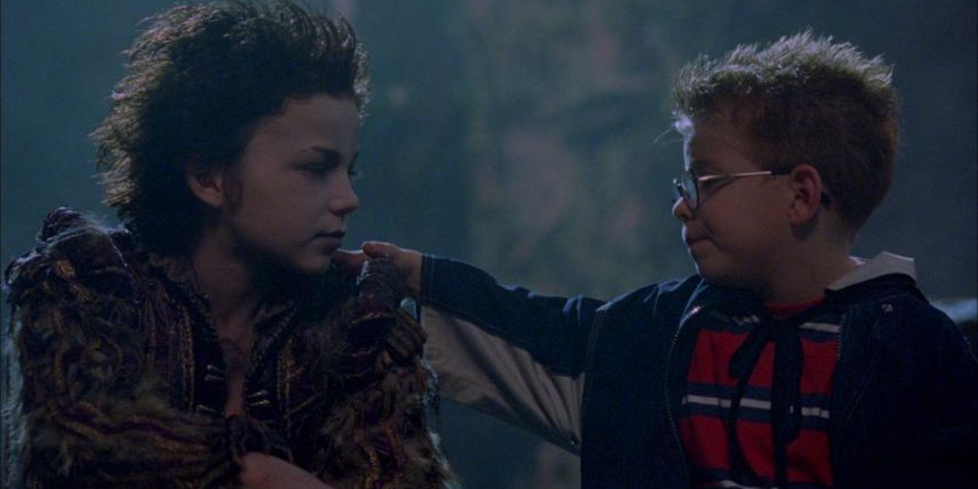 Jonathan Lipnicki and Rollo Weeks in The Little Vampire