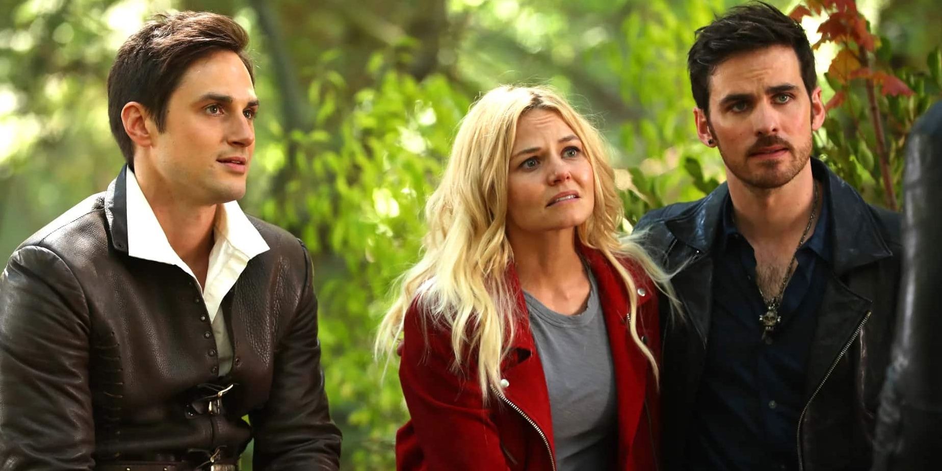 An adult Henry with Emma and Hook in Once Upon A Time