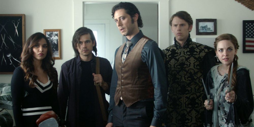 A lineup of the cast of The Magicians