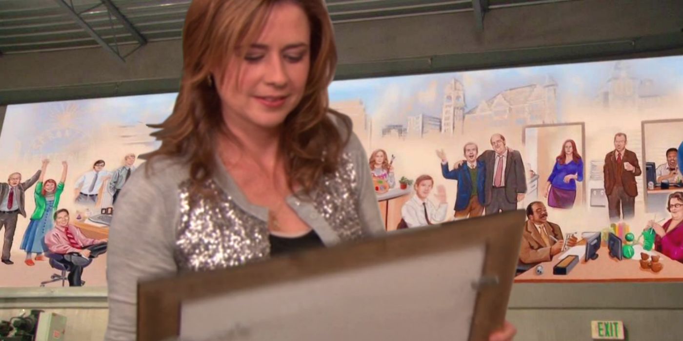 The Office Finale Pam Painting