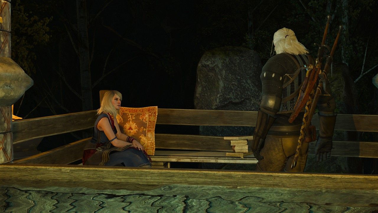 The Witcher 3 Keira and Geralt