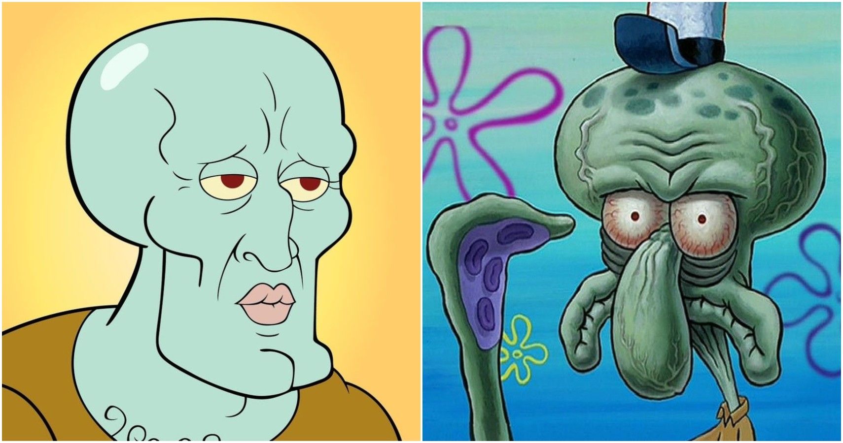 felt #sad #spongebob #squidward