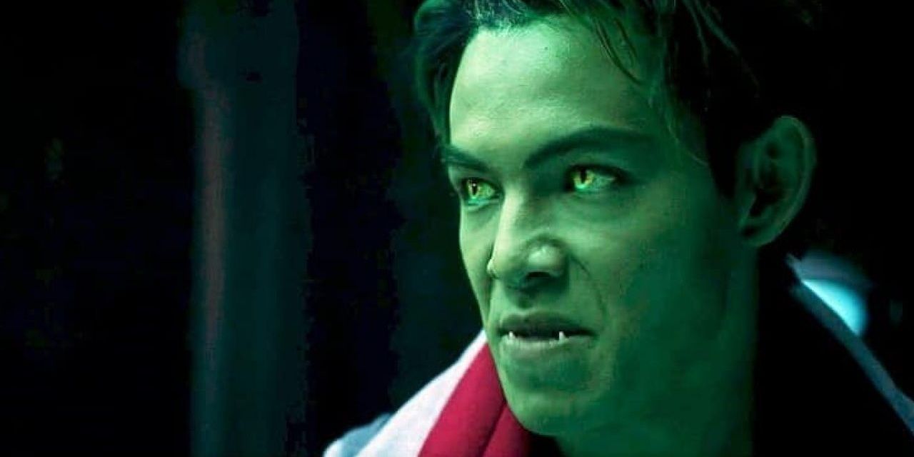 Beast Boy in his green form in Titans