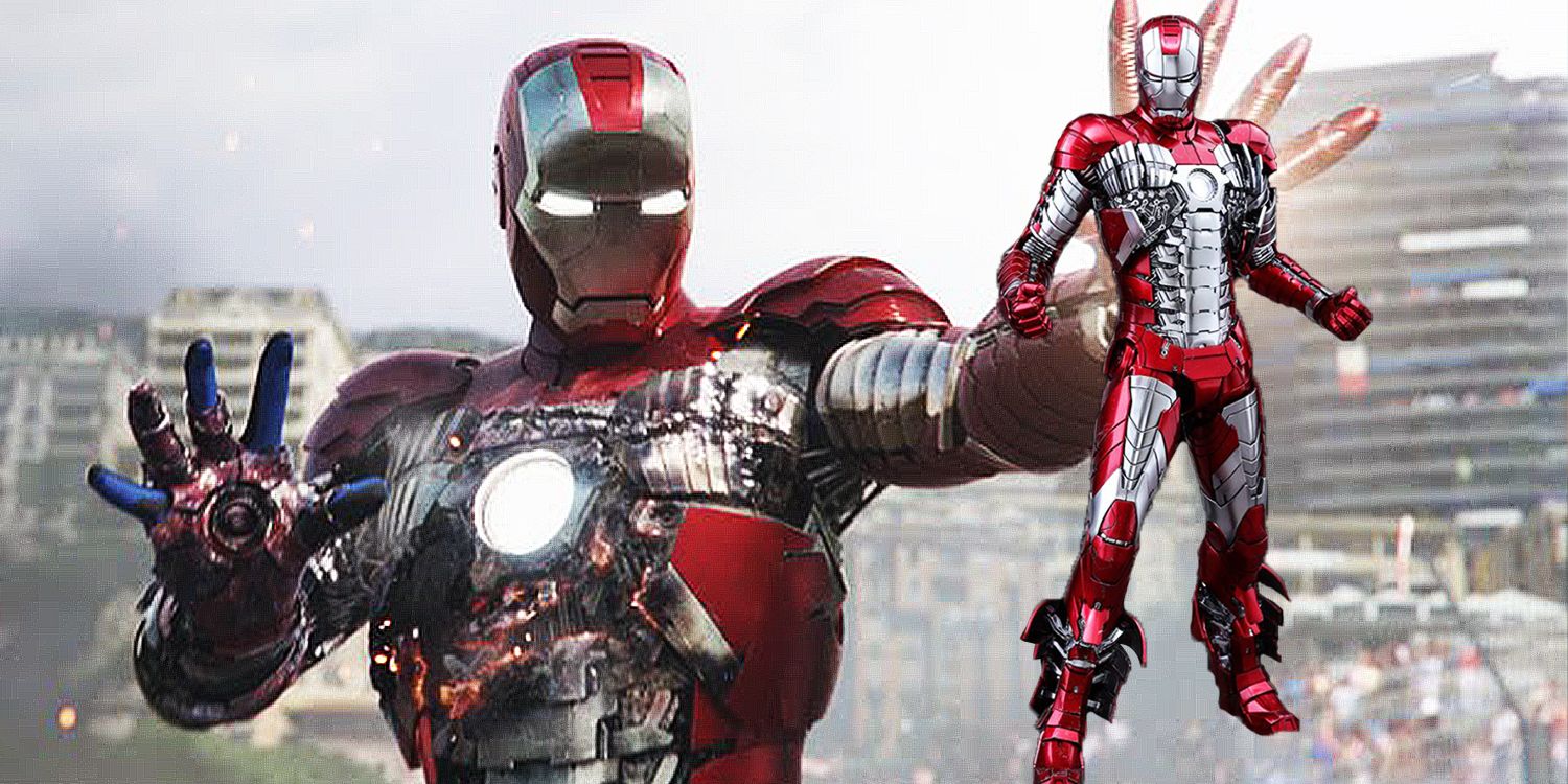 Armadura Mark V de Tony Stark em Homem de Ferro 2
