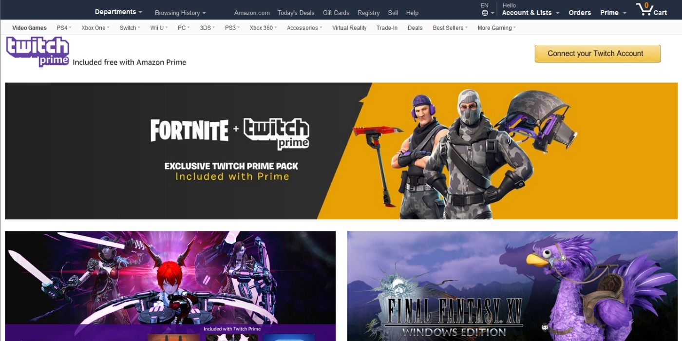 Twitch Prime Link Account