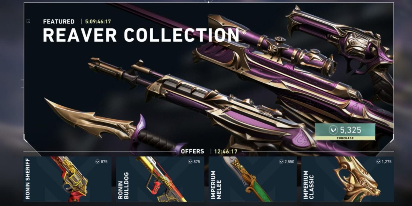 Valorant Weapon Cosmetics Buy Screen
