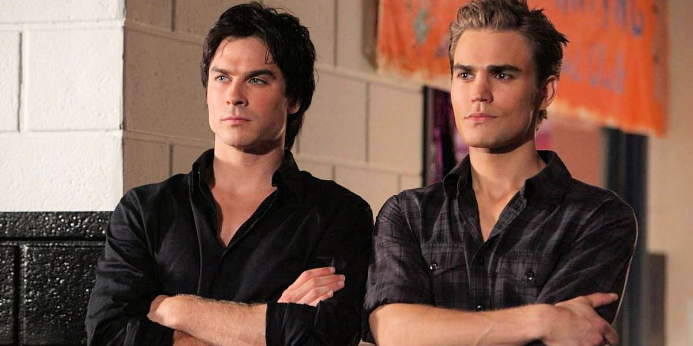 Diários de um Vampiro Damon e Stefan