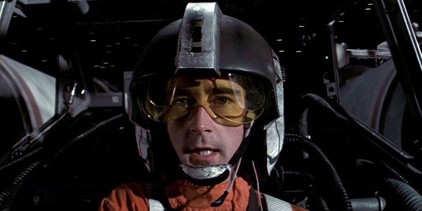 Wedge Antilles fights in the Battle of Yavin in A New Hope