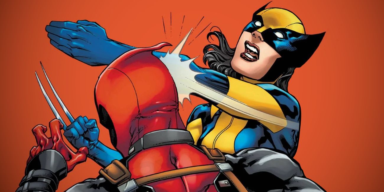 Wolverine Slapping Deadpool in Batman Meme