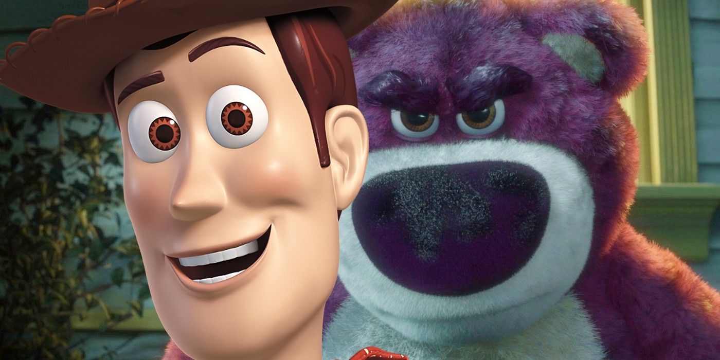 Woody and Lotso in Toy Story 3