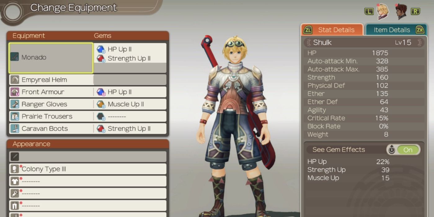 Xenoblade Chronicles Definitive Edition  All Stats Explained
