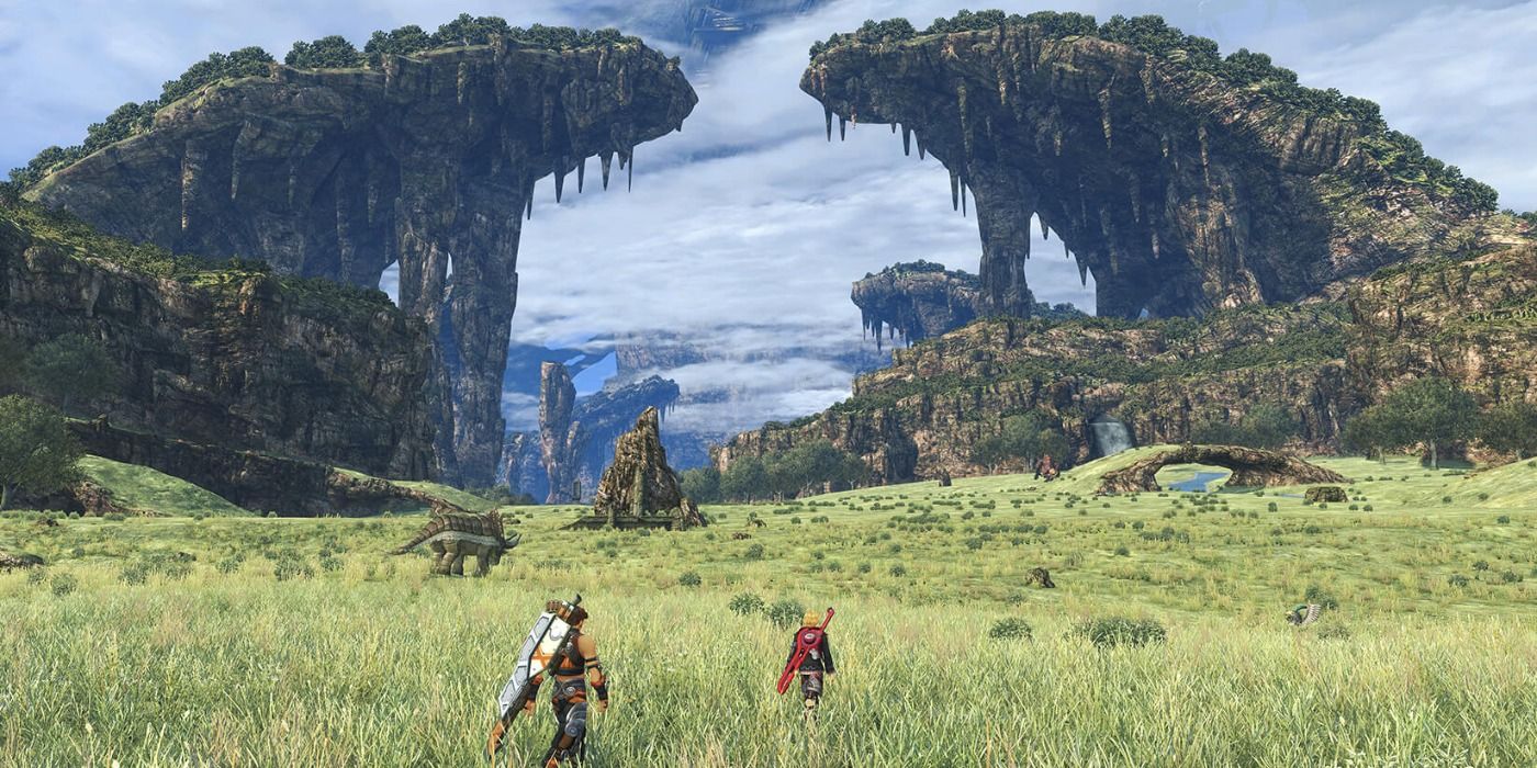 Xenoblade Chronicles - Definitive Edition Plains with Mountains