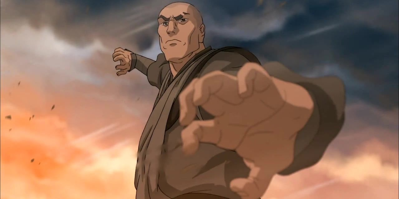 Zaheer attacking with his fists in The Legend of Korra