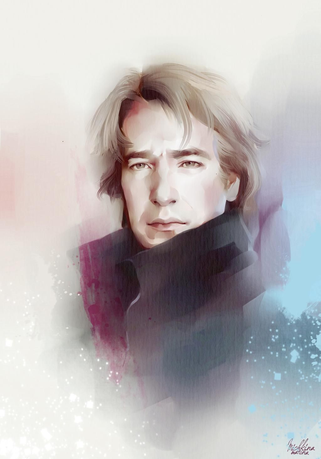 10 Pieces Of Alan Rickman Fan Art That Pay Tribute To The Actor 2750