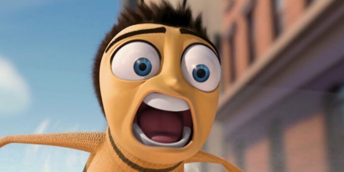 Barry makes a face in Bee Movie.