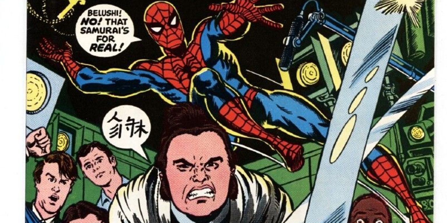 belushi spider-man samurai