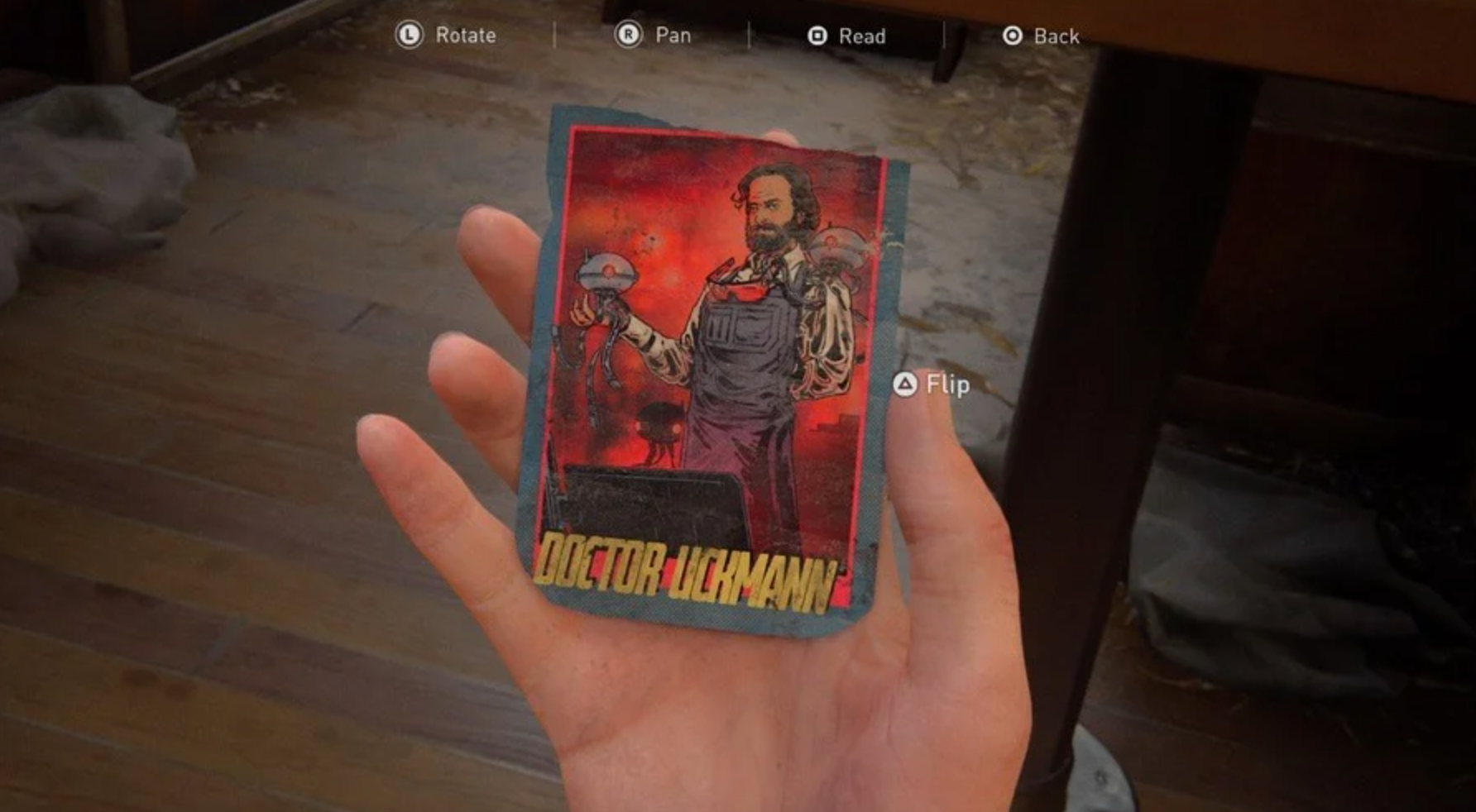 card in Last of Us 2