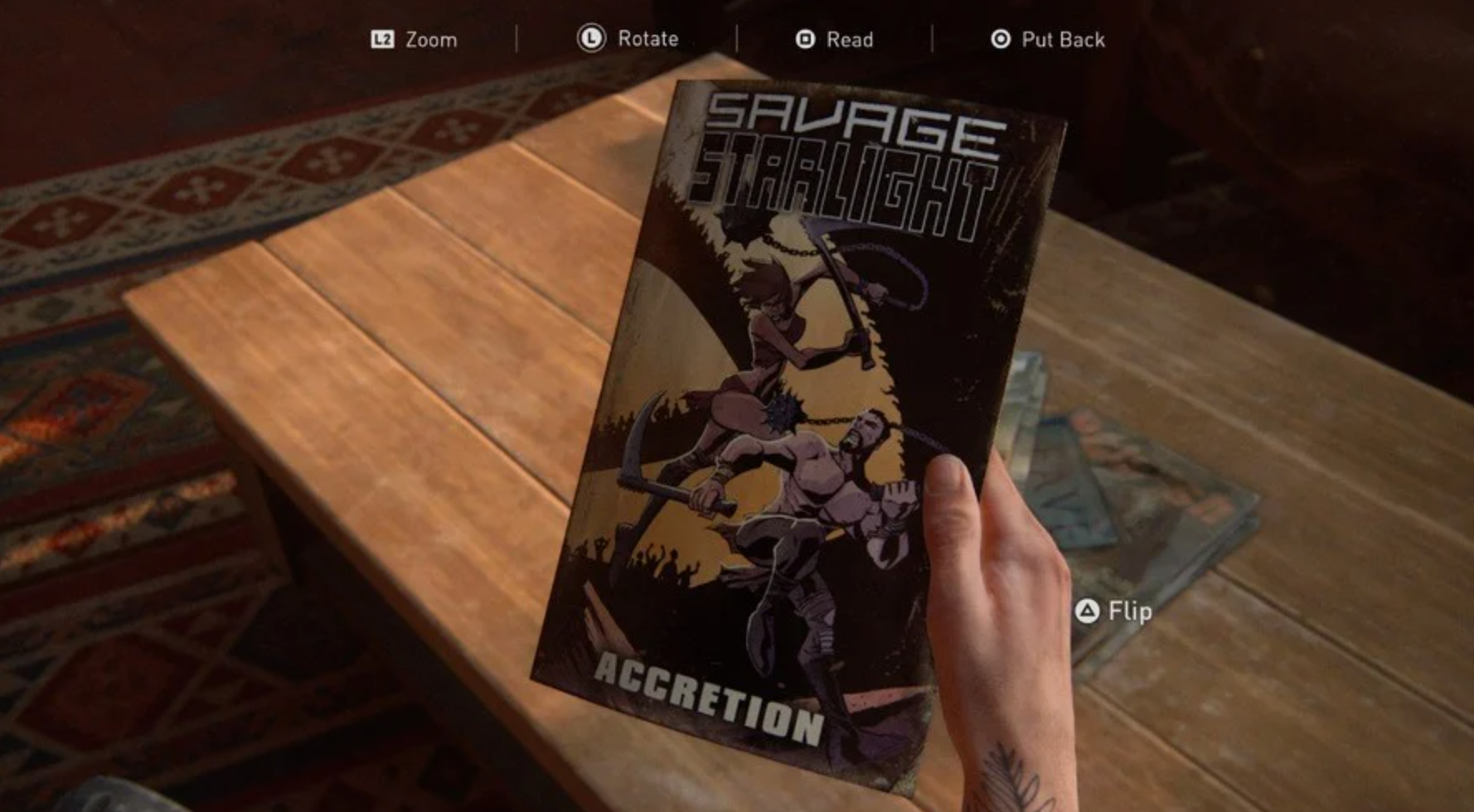comic in Last of Us 2