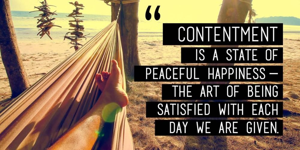 contentment