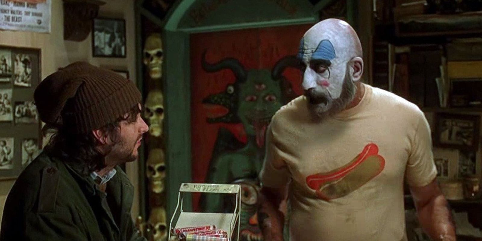 The Devil's Rejects: Captain Spaulding in a store.