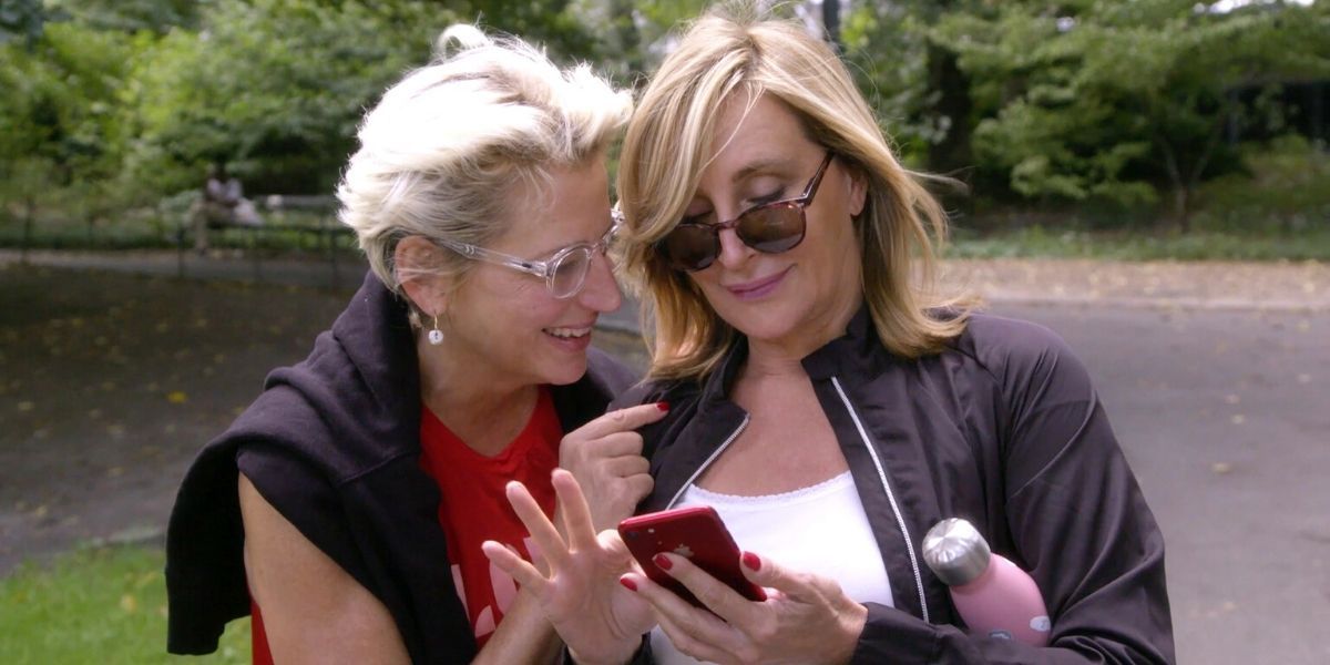 Dorinda Medley and Sonja Morgan on Real Housewives of New York