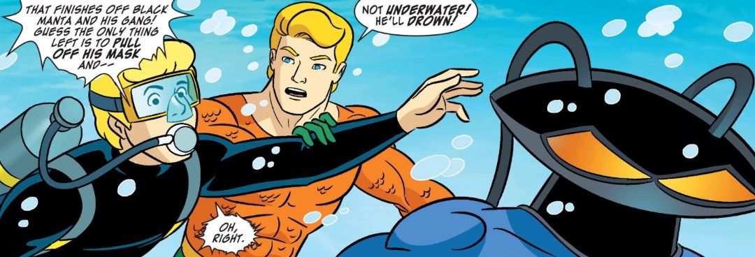 fred tries to kill black manta