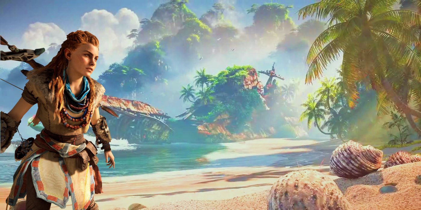 Aloy in a new screenshot for Horizon Forbidden West from the Sony reveal stream.