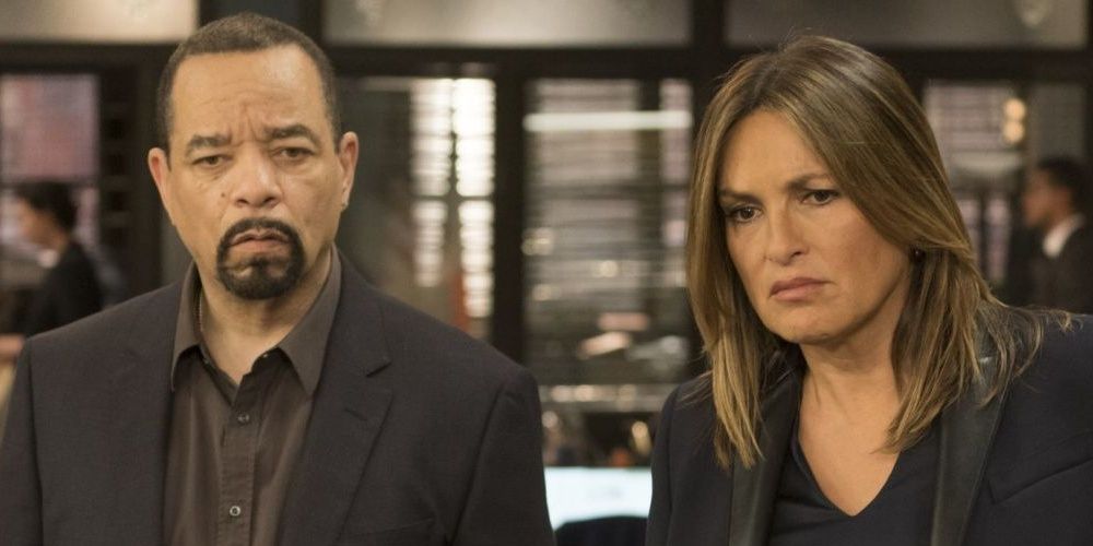 Mariska Hargitay and Ice-T in Law &amp; Order: SVU