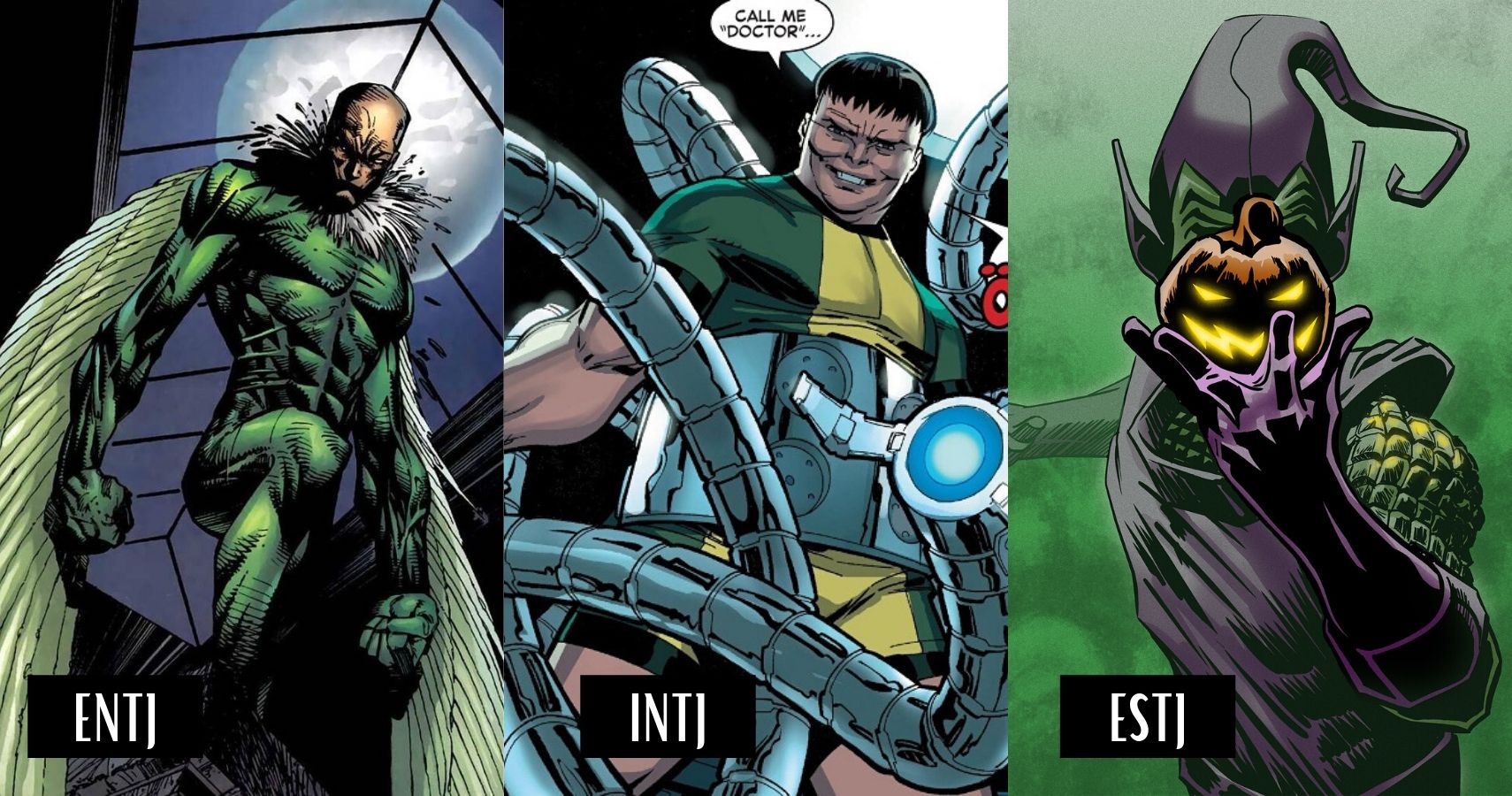 Myers Briggs Personality Types Of 10 Marvel Villains