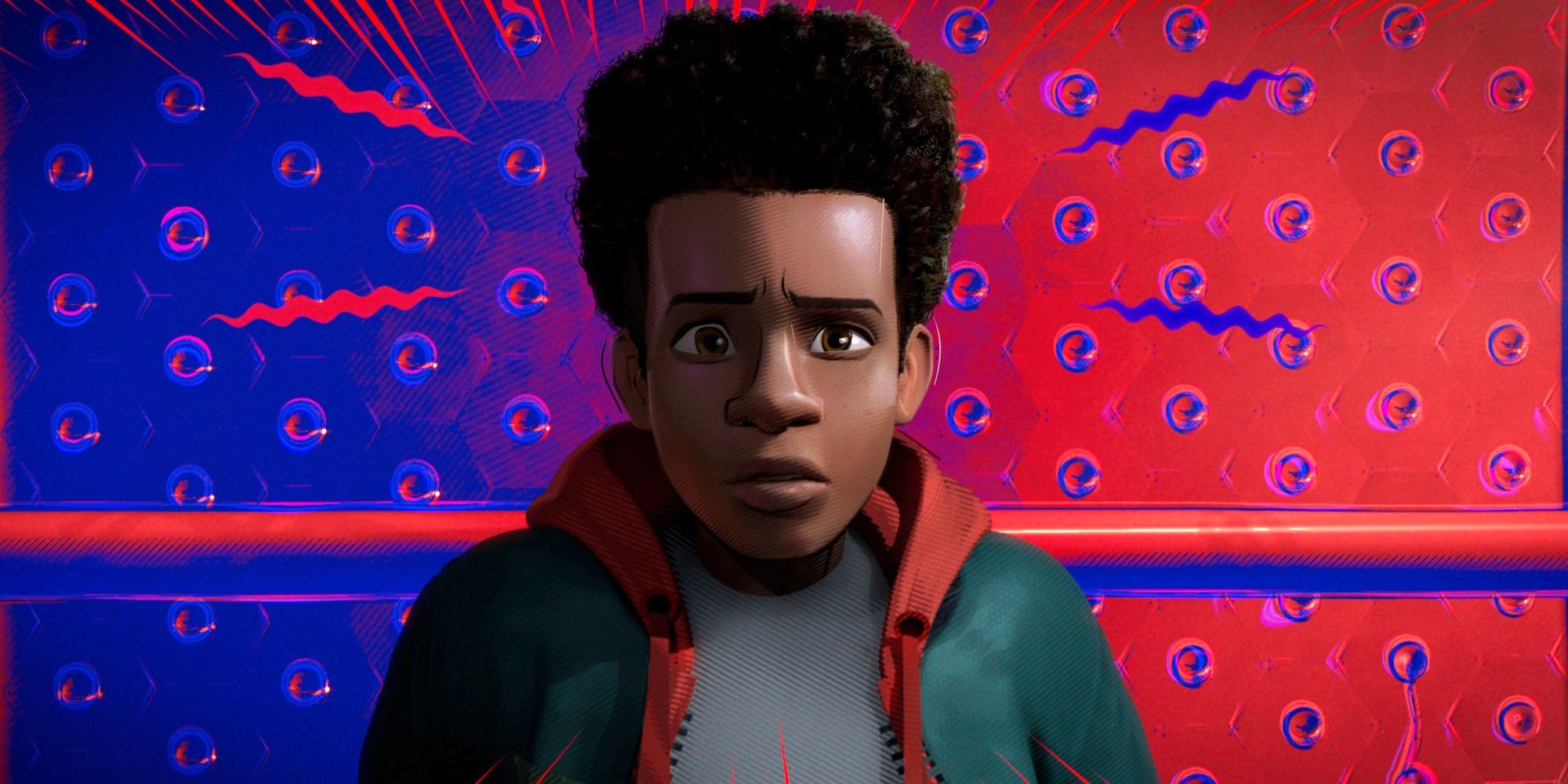 Miles Morales in Into The Spider-Verse.
