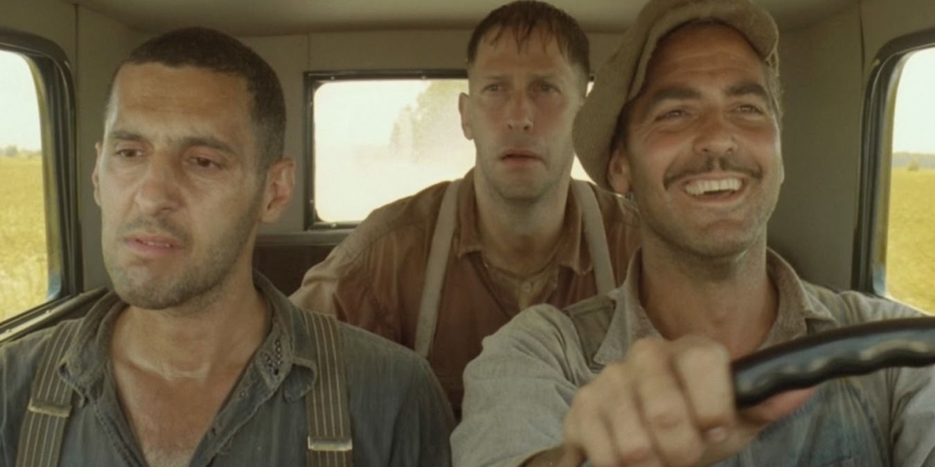 The main trio in O Brother Where Art Thou